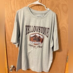 SHEIN Heather Gray Casual T-Shirt